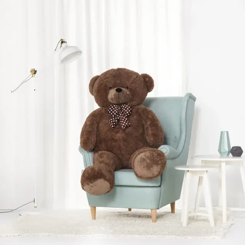 Teddyway Nomo Grand Ourson En Peluche Ours Géant, Jouet En Peluche, 100 Cm, Marron Foncé - Teddyway