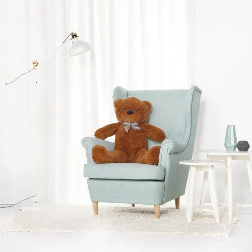 Teddyway Popo Grand Ourson En Peluche Ours Géant, Jouet En Peluche, 100 Cm, Marron Clair - Teddyway
