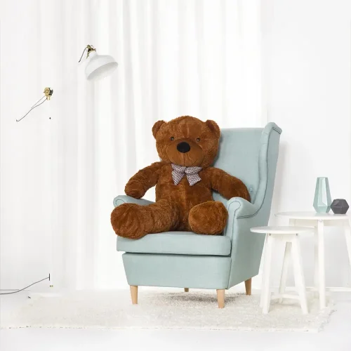 Teddyway Popo Grand Ourson En Peluche Ours Géant, Jouet En Peluche, 100 Cm, Marron Clair - Teddyway