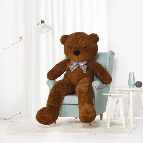 Teddyway Popo Grand Ourson En Peluche Ours Géant, Jouet En Peluche, 100 Cm, Marron Clair - Teddyway