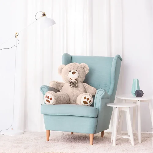 Большой плюшевый мишка Teddyway Bobo, гигантская игрушка, 100 см, светло-коричневый - Teddyway