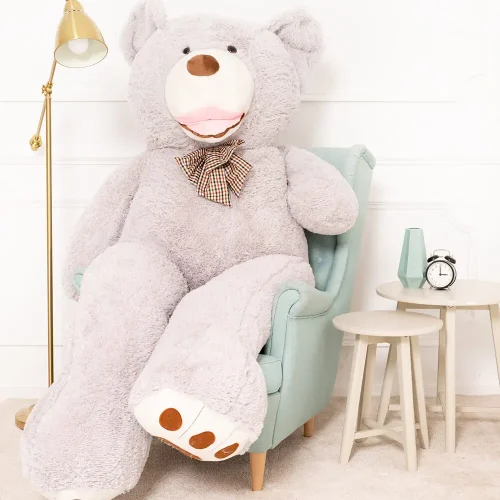 Teddyway Bobo Grand Ourson En Peluche Ours Géant, Jouet En Peluche, 100 Cm, Marron Clair - Teddyway