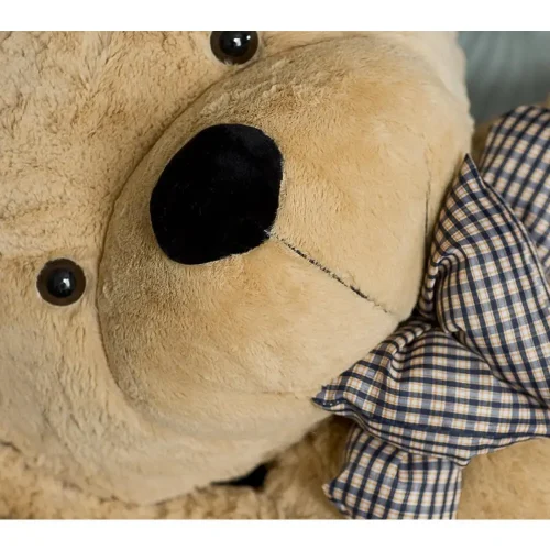 Teddyway Popo Large Teddy Bear, Giant Plush Toy, 100 cm, Light Brown - Teddyway