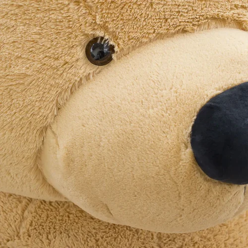 Teddyway Popo Large Teddy Bear, Giant Plush Toy, 100 cm, Light Brown - Teddyway