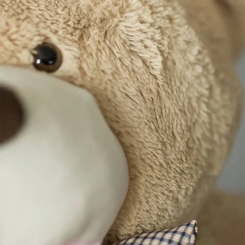 Большой плюшевый мишка Teddyway Bobo, гигантская игрушка, 100 см, светло-коричневый - Teddyway