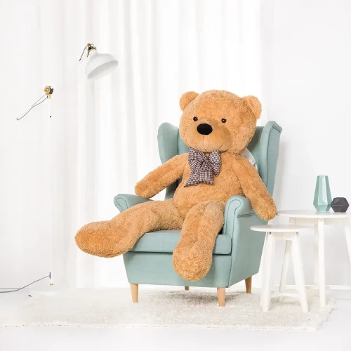 Teddyway Popo Grand Ourson En Peluche Ours Géant, Jouet En Peluche, 100 Cm, Marron Clair - Teddyway