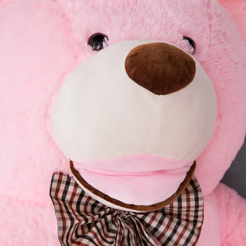 Большой плюшевый мишка Teddyway Bobo, 100 см, розовый - Teddyway