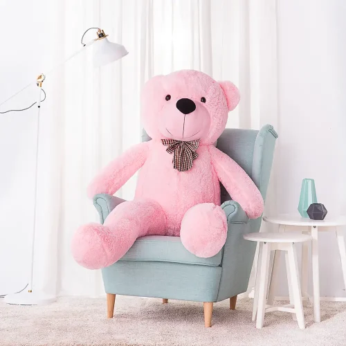 Teddyway Popo Grand Ourson En Peluche Ours Géant, Jouet En Peluche, 100 Cm, Marron Clair - Teddyway