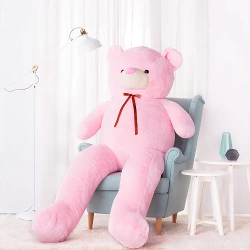 Teddyway Toto Grand Ourson En Peluche Ours Géant, Jouet En Peluche, 100 Cm, Marron Clair - Teddyway
