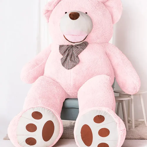 Большой плюшевый мишка Teddyway Bobo, гигантская игрушка, 100 см, светло-коричневый - Teddyway