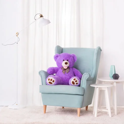 Большой плюшевый мишка Teddyway Bobo, гигантская игрушка, 100 см, светло-коричневый - Teddyway