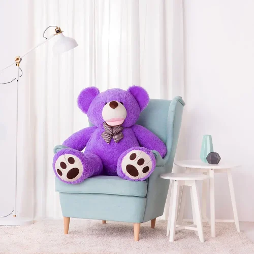 Большой плюшевый мишка Teddyway Bobo, гигантская игрушка, 100 см, светло-коричневый - Teddyway