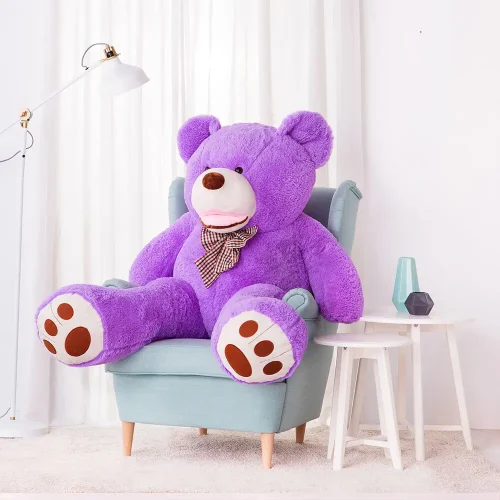 Большой плюшевый мишка Teddyway Bobo, гигантская игрушка, 100 см, светло-коричневый - Teddyway