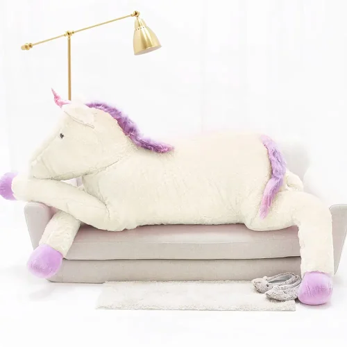 Teddyway Soso Licorne En Peluche, Jouet En Peluche, 70 Cm, Rose - Teddyway