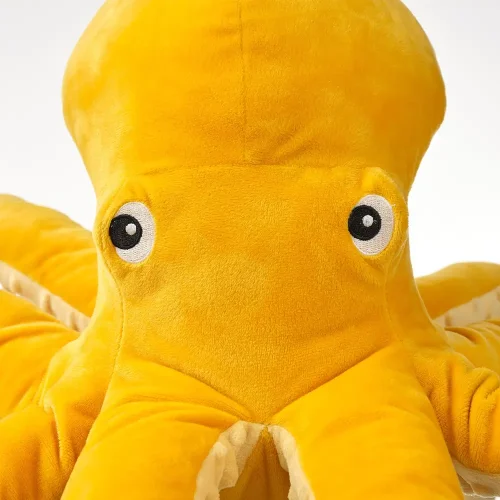 Teddyway Sodo Grand Calamar En Peluche Géant, Jouet En Peluche, 80 Cm, Bleu - Teddyway