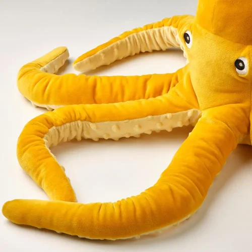 Teddyway Sodo Grand Calamar En Peluche Géant, Jouet En Peluche, 80 Cm, Bleu - Teddyway