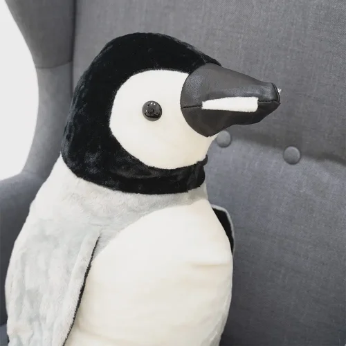 Teddyway Pipi Manchot En Peluche, Jouet En Peluche, 40 Cm, Noir Blanc - Teddyway