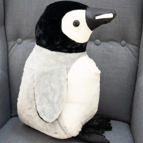 Teddyway Pipi Manchot En Peluche, Jouet En Peluche, 40 Cm, Noir Blanc - Teddyway