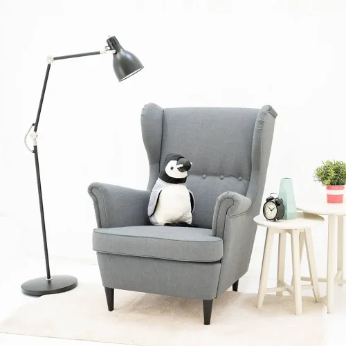 Teddyway Pipi Manchot En Peluche, Jouet En Peluche, 40 Cm, Noir Blanc - Teddyway