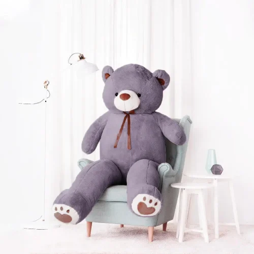 Teddyway Toto Grand Ourson En Peluche Ours Géant, Jouet En Peluche, 100 Cm, Marron Clair - Teddyway