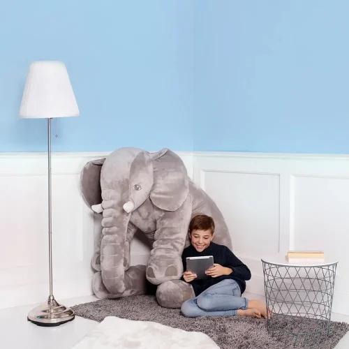 Teddyway Hogo Éléphant En Peluche, Jouet En Peluche, 70 Cm, Gris - Teddyway