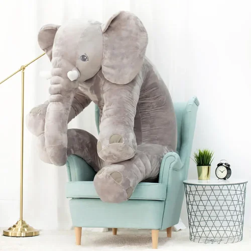 Teddyway Hogo Éléphant En Peluche, Jouet En Peluche, 70 Cm, Gris - Teddyway
