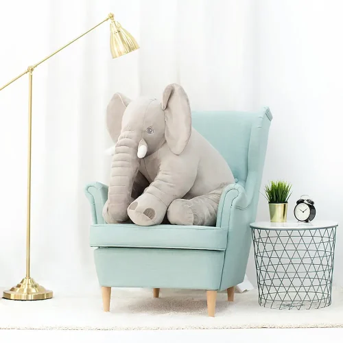Teddyway Hogo Éléphant En Peluche, Jouet En Peluche, 70 Cm, Gris - Teddyway