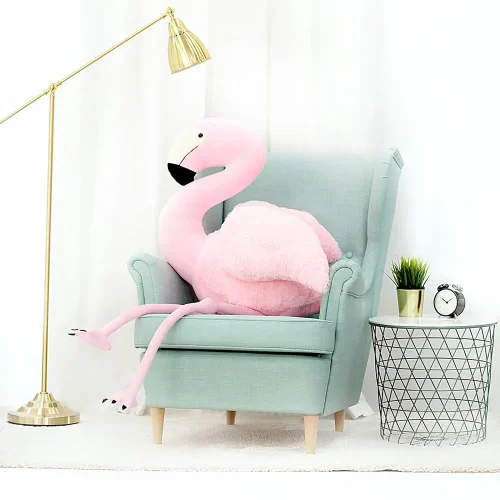 Teddyway Fofo Grand Flamant En Peluche Géant, Jouet En Peluche, 125 Cm, Rose - Teddyway