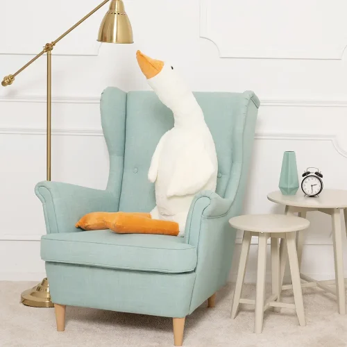 Teddyway Goso Oie En Peluche, Jouet En Peluche, 90 Cm, Blanche - Teddyway