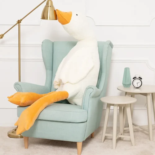 Teddyway Goso Oie En Peluche, Jouet En Peluche, 90 Cm, Blanche - Teddyway