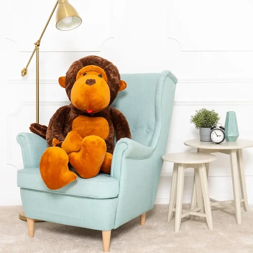 Teddyway Moko Singe En Peluche, Jouet En Peluche, 90 Cm, Brun - Teddyway