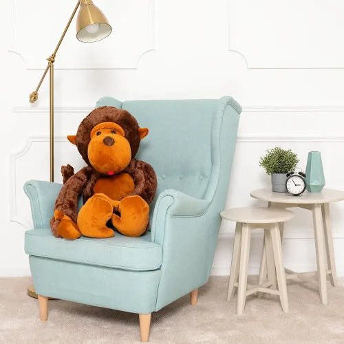 Teddyway Moko Singe En Peluche, Jouet En Peluche, 90 Cm, Brun - Teddyway