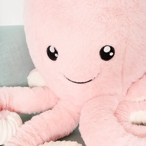 Teddyway Opus Giant Plush Octopus, Stuffed Animal Toy, 80 cm, Blue - Teddyway