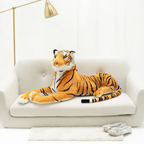 Teddyway Tigo Tigre En Peluche, Jouet En Peluche, 70 Cm, Jaune - Teddyway