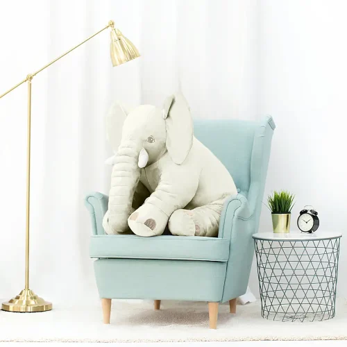 Teddyway Hogo Éléphant En Peluche, Jouet En Peluche, 70 Cm, Gris - Teddyway