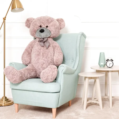 Teddyway Popo Grand Ourson En Peluche Ours Géant, Jouet En Peluche, 100 Cm, Marron Clair - Teddyway