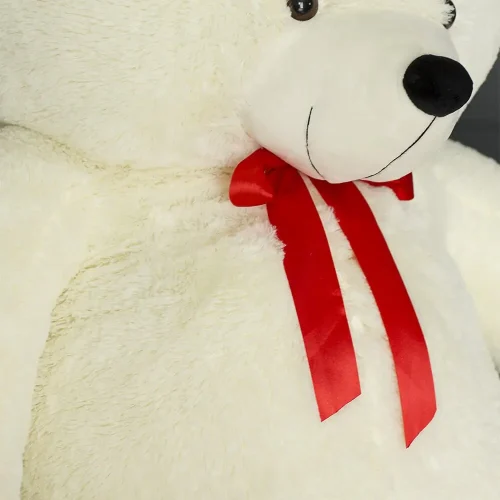 Teddyway Nomo Grand Ourson En Peluche Ours Géant, Jouet En Peluche, 160 Cm, Blanc - Teddyway