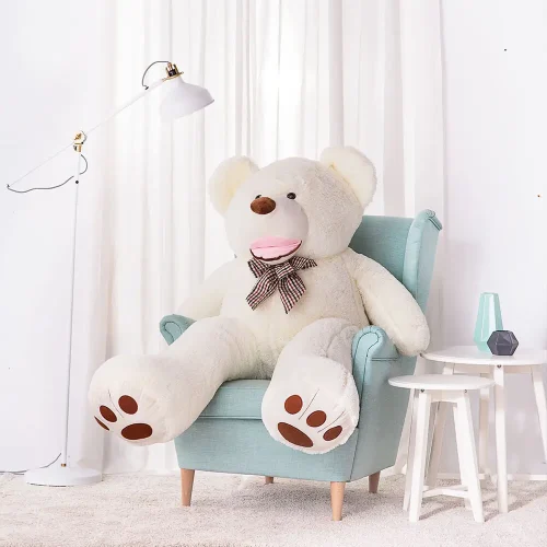 Большой плюшевый мишка Teddyway Bobo, гигантская игрушка, 100 см, светло-коричневый - Teddyway