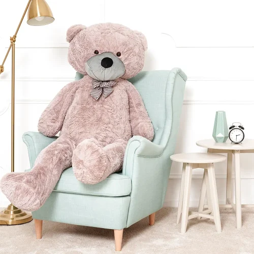 Teddyway Popo Grand Ourson En Peluche Ours Géant, Jouet En Peluche, 100 Cm, Marron Clair - Teddyway