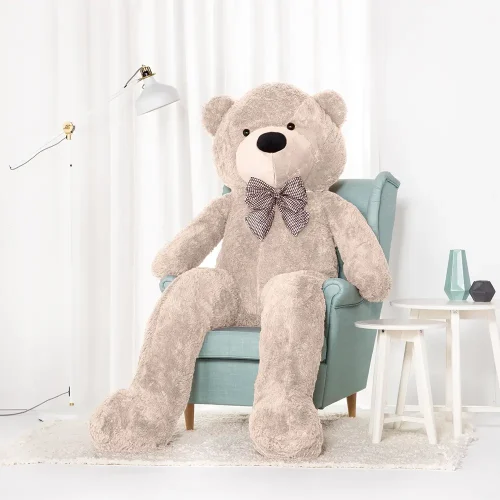 Teddyway Popo Grand Ourson En Peluche Ours Géant, Jouet En Peluche, 100 Cm, Marron Clair - Teddyway