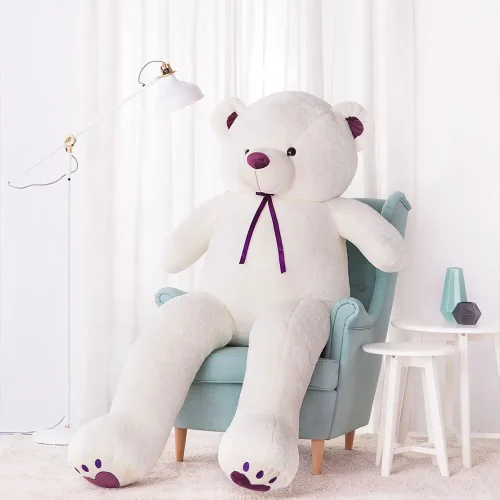 Teddyway Toto Grand Ourson En Peluche Ours Géant, Jouet En Peluche, 100 Cm, Marron Clair - Teddyway