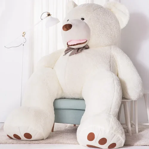 Большой плюшевый мишка Teddyway Bobo, гигантская игрушка, 100 см, светло-коричневый - Teddyway