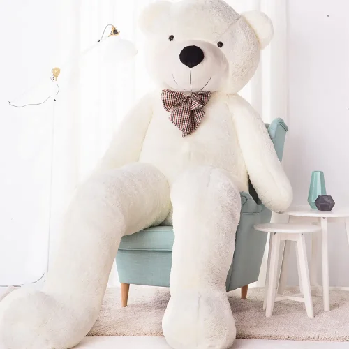 Teddyway Popo Grand Ourson En Peluche Ours Géant, Jouet En Peluche, 100 Cm, Marron Clair - Teddyway