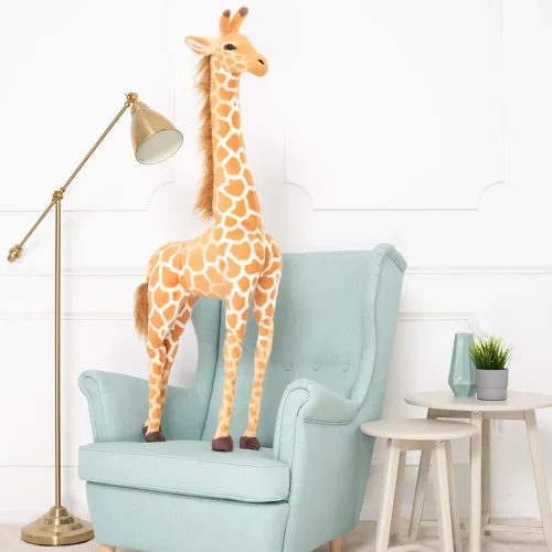 Teddyway Gifo Girafe En Peluche, Jouet En Peluche, 55 Cm, Jaune - Teddyway