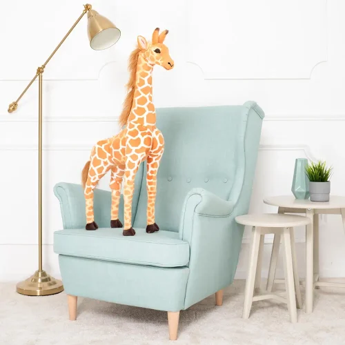 Teddyway Gifo Girafe En Peluche, Jouet En Peluche, 55 Cm, Jaune - Teddyway