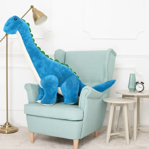 Teddyway Tobo Grand Dinosaure En Peluche Géant, Jouet En Peluche, 150 Cm, Bleu - Teddyway