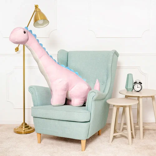 Teddyway Tobo Grand Dinosaure En Peluche Géant, Jouet En Peluche, 150 Cm, Rose - Teddyway