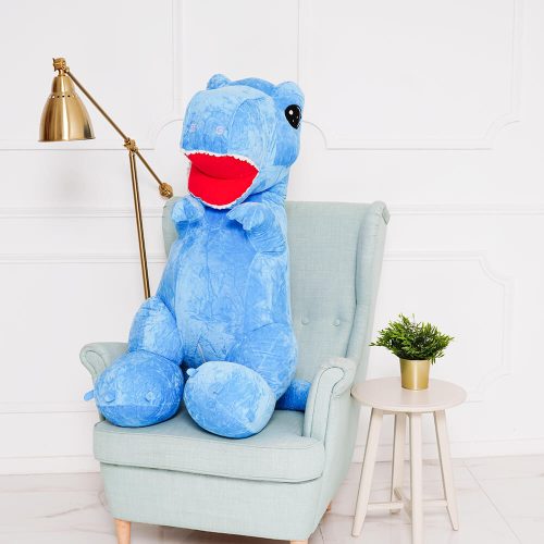 Teddyway Gogo Grand Dinosaure En Peluche Géant, Jouet En Peluche, 160 Cm, Bleu Clair - Teddyway