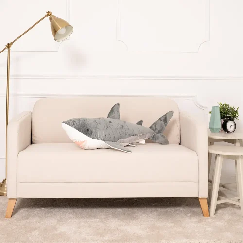 Teddyway Saho Requin En Peluche, Jouet En Peluche, 90 Cm, Bleu - Teddyway