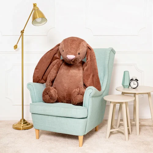 Teddyway Bani Grand Lapin En Peluche Géant, Jouet En Peluche, 100 Cm, Brun - Teddyway